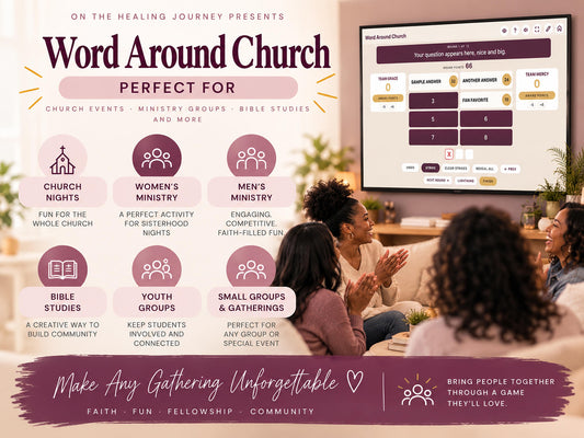Word Around Church | Survey-Style Game Show for Church Events & Ministry Nights