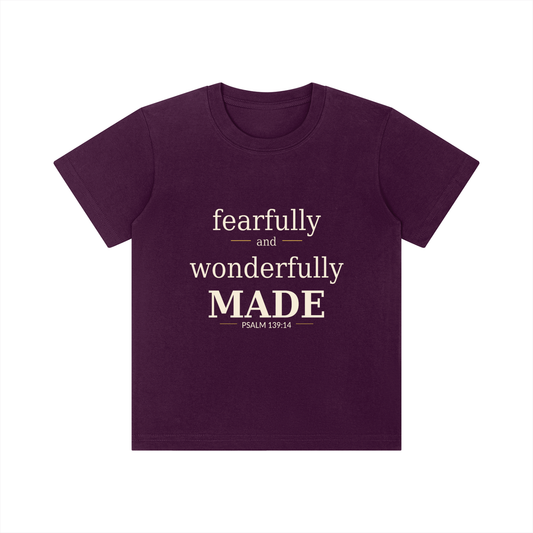 Fearfully & Wonderfully Made Kids Tee | Psalm 139:14
