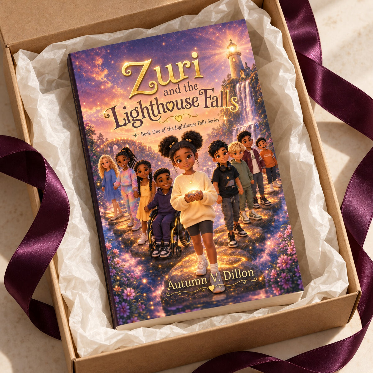 Zuri and the Lighthouse Falls — Foil Edition Paperback