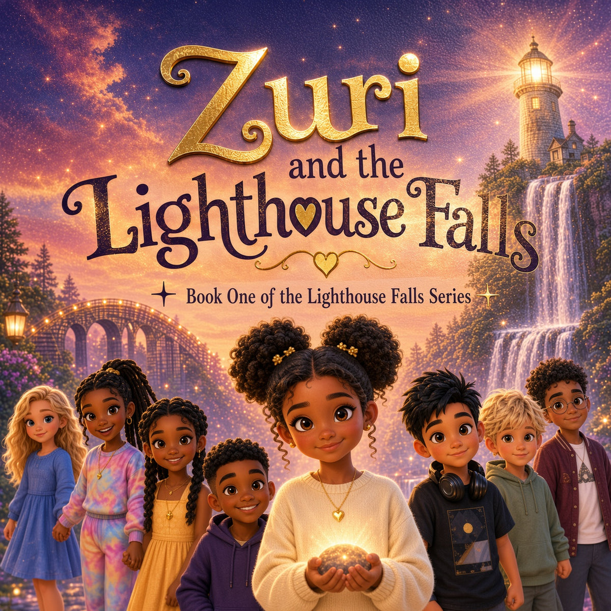 Zuri and the Lighthouse Falls — Foil Edition Paperback